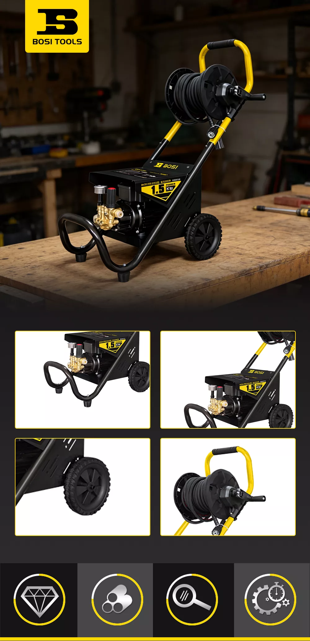 Push-Type High-Pressure Washer