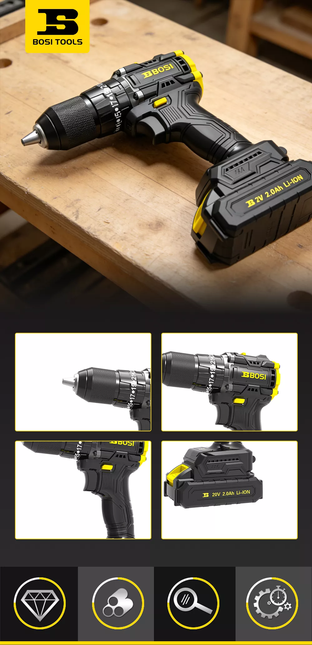 Li-ion Brushless Impact Drill